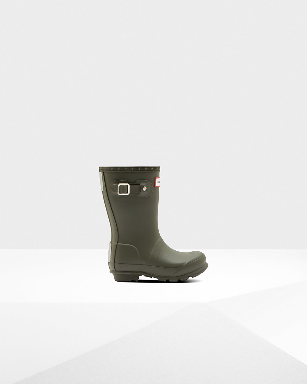 Kids Hunter Rain Boots Dark Olive - Original Little - 0189463-ZM